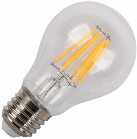 Bec cu led filament A60 E27 7W 230V lumina calda Well